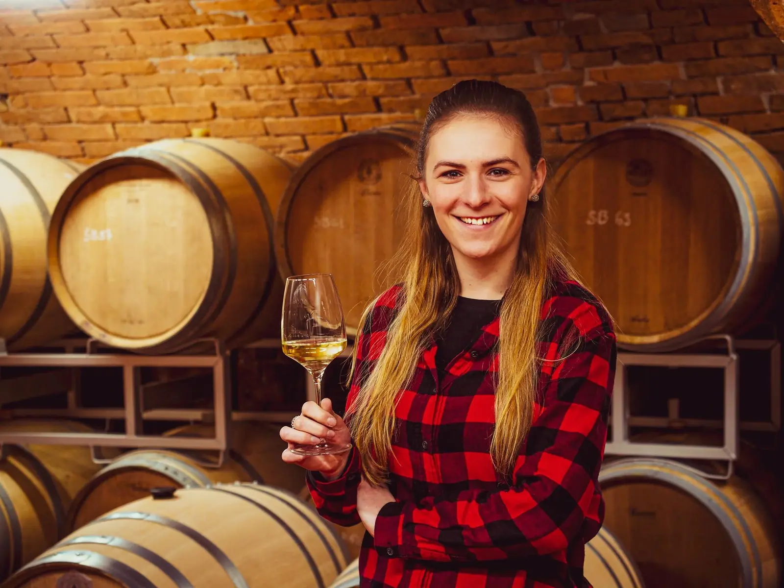 Enoložka Vinařství Velké Bílovice ve sklepě